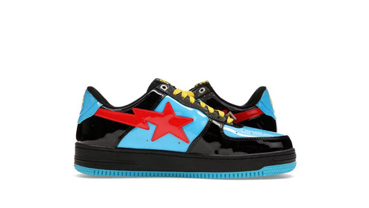 A bathing ape , bape star marvel x comics black and
